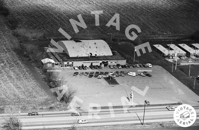 All Star Bowling Lanes - 1981 Aerial (newer photo)